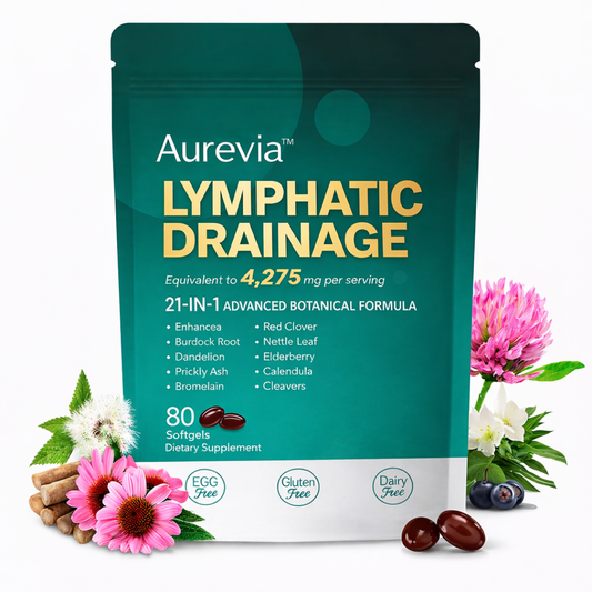 Aurevia™ Lymphatic Drainage — 21-in-1 Advanced Botanical Formula