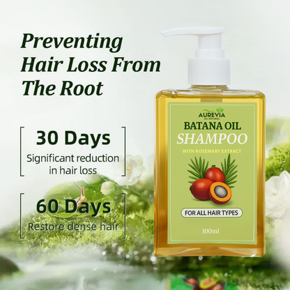 AUREVIA™ Batana Oil Shampoo — With Rosemary Extract