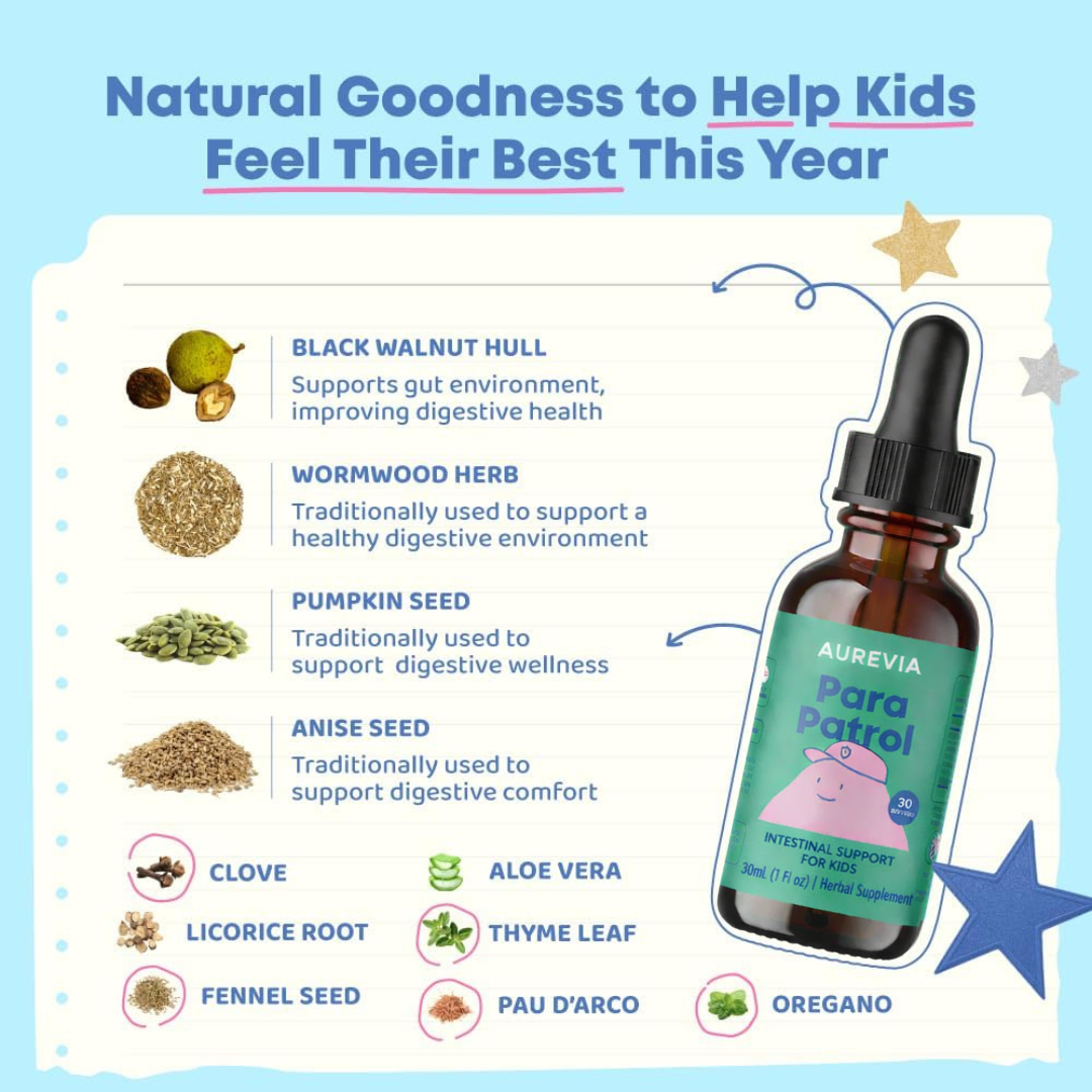 Aurevia™ Wormwood & Black Walnut For Kids