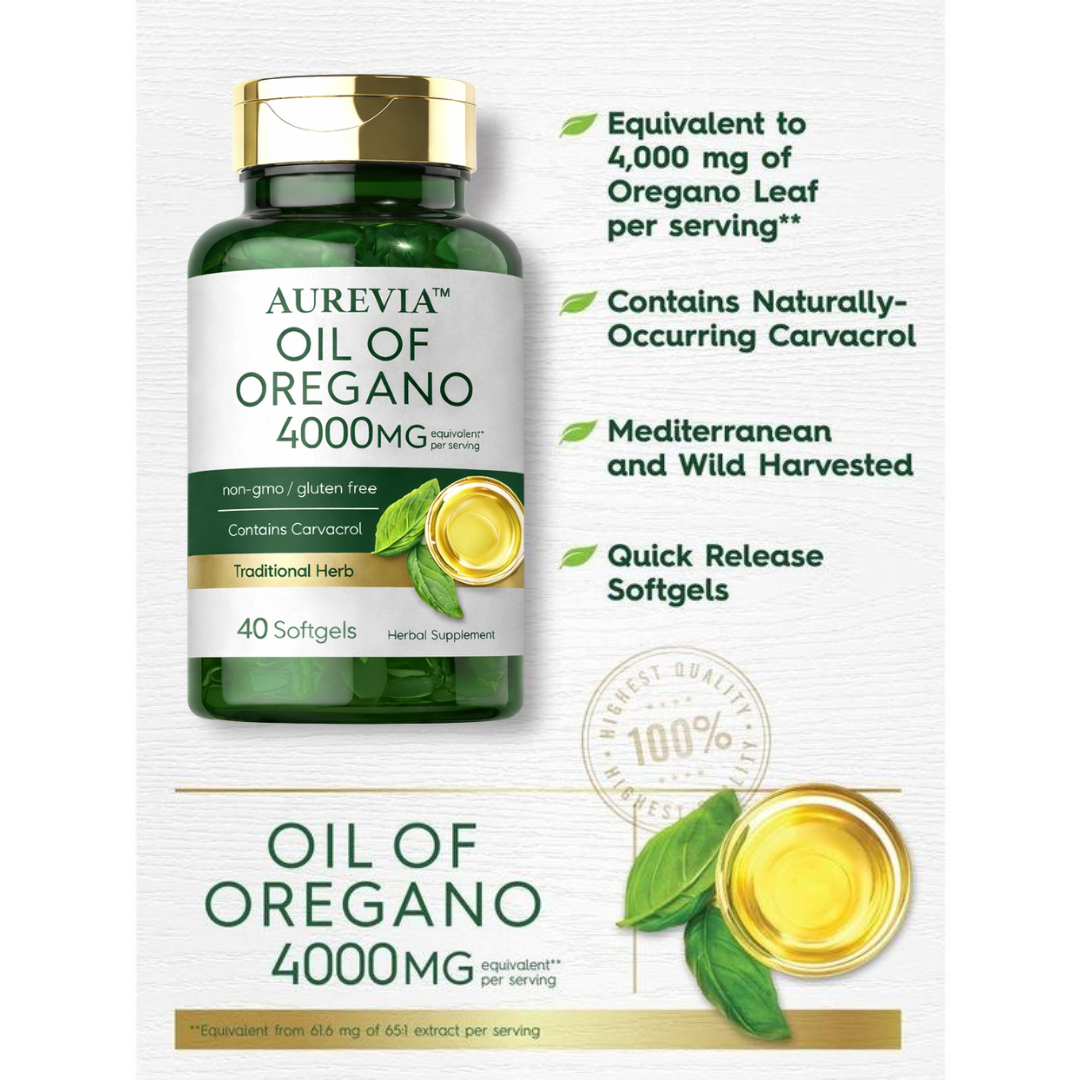 AUREVIA™ Oil of Oregano 4000MG